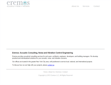 Tablet Screenshot of eremos.com